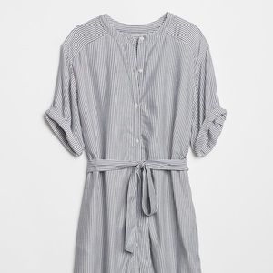 Gap striped shirtdress